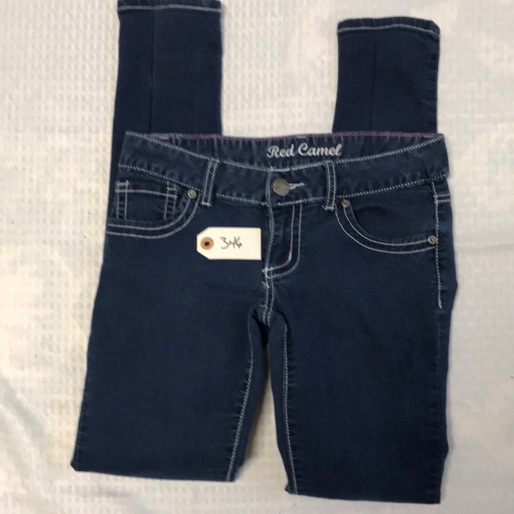 Red camel jeans size 3